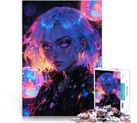 1000 Piece Jigsaw Puzzles for teenagers Jigsaw Neon Future Dreamer Lustige Spiele Geburtstagsgeschenk, Geschenke52x38cm