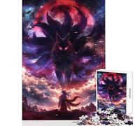 1000 Piece Jigsaw Puzzles for Teenagers Jigsaw Nine-Tailed Fox Spirit Anti-Stress Toys Gift For Birthdays Hands-on Game Help The Brain Exercise Size 50x75cm
