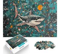 1000 Piece Jigsaw Puzzles for teenagers Jigsaw Original Shark in Ocean Lernspielzeug Heimdekoration Spielzeug52x38cm