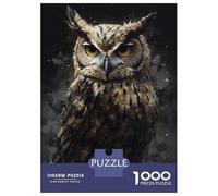 1000 Piece Jigsaw Puzzles for Teenagers Jigsaw Owl Enchanted Isle Jigsaw Hands-on Game Hand Speed Race Deal As Gifts for The Whole Family 70x50cm/1000pcs