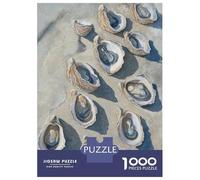 1000 Piece Jigsaw Puzzles for Teenagers Jigsaw Oyster Shells Beach Ocean Art Jigsaw for Adults Hands-on Game But Fun And Humorous Help The Brain Exercise 52x38cm/1000pcs