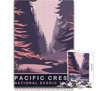 1000 Piece Jigsaw Puzzles for Teenagers Jigsaw Pacific Crest Toy Intellectual Game But Fun And Humorous Art Work Gift Size 38x26cm