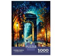 1000 Piece Jigsaw Puzzles for Teenagers Jigsaw Paris in Color Jigsaw Puzzle Fun Games Difficult Challenge Help The Brain Exercise 70x50cm/1000pcs