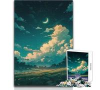 1000 Piece Jigsaw Puzzles for Teenagers Jigsaw Peaceful Evening Beautiful Design Game Difficult Hard Art Work Gift Size 38x52cm