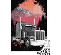 1000 Piece Jigsaw Puzzles for Teenagers Jigsaw Peterbilt 379 Classic Semi Truck Puzzle for Adults DIY Toys But Fun And Humorous for Birthday, Chrismas 52x38cm/1000pcs