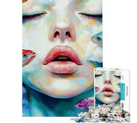 1000 Piece Jigsaw Puzzles for Teenagers Jigsaw Pisces in Clouds for Birthday, Chrismas A Work of Art Impossible Game for And from 14 Years And over (38x52cm)