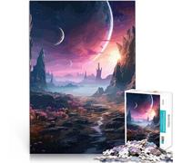 1000 Piece Jigsaw Puzzles for teenagers Jigsaw Planet Paradise Landscape Educational Games DIY Toys is ideal as gifts for the whole family 26x38cm