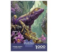 1000 Piece Jigsaw Puzzles for Teenagers Jigsaw Purple Alien Monster Adult Jigsaw Puzzle Relax Games Wall Art Unique Birthday And Gifts 38x26cm/1000pcs