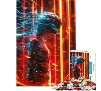 1000 Piece Jigsaw Puzzles for Teenagers Jigsaw Quantum Echo Toys Educational Games Educational Games Learning Educational Gifts Ideas (Size 38x26cm)