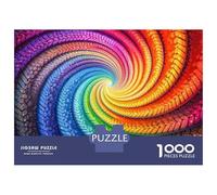 1000 Piece Jigsaw Puzzles for Teenagers Jigsaw Rainbow Spiral Mandala Puzzles for Adults Toy Wall Decor Stress Reliever Unique Birthday And Gifts 70x50cm/1000pcs
