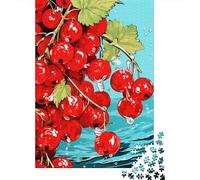 1000 Piece Jigsaw Puzzles for Teenagers Jigsaw Red Currant Berries-2 Adult Puzzles Relax Games Presents for Women Help The Brain Exercise 38x26cm/1000pcs