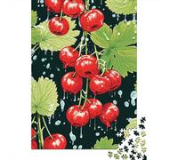 1000 Piece Jigsaw Puzzles for Teenagers Jigsaw Red Currant Berries Jigsaw Hands-on Game Hand Speed Race Deal As Gifts for The Whole Family 38x26cm/1000pcs