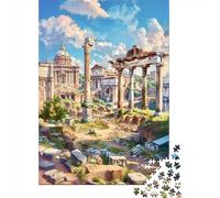 1000 Piece Jigsaw Puzzles for Teenagers Jigsaw Roman Ruins Ancient Beauty Jigsaw Hands-on Game Hand Speed Race Deal As Gifts for The Whole Family 70x50cm/1000pcs