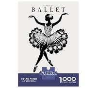 1000 Piece Jigsaw Puzzles for Teenagers Jigsaw School of Ballet Jigsaw Puzzle Brain Teaser Game Home Decoration Deal As Gifts for The Whole Family 38x26cm/1000pcs