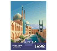 1000 Piece Jigsaw Puzzles for Teenagers Jigsaw Shiraz Iran Travel Teenager Puzzles Fun Games A Work of Art for Birthday, Chrismas 52x38cm/1000pcs