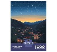 1000 Piece Jigsaw Puzzles for Teenagers Jigsaw Sierra Nevada Night Sky Jigsaw Puzzle Brain Teaser Game Home Decoration Deal As Gifts for The Whole Family 38x26cm/1000pcs