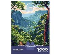 1000 Piece Jigsaw Puzzles for Teenagers Jigsaw Sinharaja Forest, Sri Lanka Illustration Jigsaw DIY Toys Home Decoration Unique Birthday And Gifts 70x50cm/1000pcs