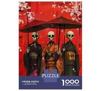 1000 Piece Jigsaw Puzzles for Teenagers Jigsaw Skeletal Geishas Adult Puzzles Toy Wall Decor Presents for Women Unique Birthday And Gifts 70x50cm/1000pcs