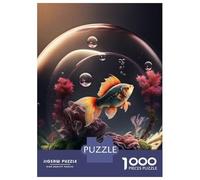 1000 Piece Jigsaw Puzzles for Teenagers Jigsaw Small Aquariums Puzzles for Adults Toy Wall Decor Stress Reliever Unique Birthday And Gifts 52x38cm/1000pcs