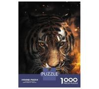 1000 Piece Jigsaw Puzzles for Teenagers Jigsaw Sparkling Tiger Adult Puzzles Toy Wall Decor Presents for Women Unique Birthday And Gifts 38x26cm/1000pcs