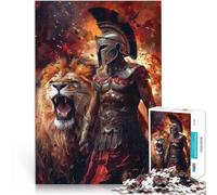 1000 Piece Jigsaw Puzzles for teenagers Jigsaw Sparta and the Lion Spielspielzeug Tolles Geschenk für Spiele75x50cm