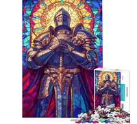 1000 Piece Jigsaw Puzzles for Teenagers Jigsaw Stained Glass Peacekeeper Jigsaw for Adults Fun Games Perfect Decoration for Birthday, Chrismas (Size 38x52cm)