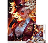 1000 Piece Jigsaw Puzzles for Teenagers Jigsaw Steampunk Firestarter Brain Teaser Game for The Whole Family Toy Wall Decor Parent-child Interaction (38x52cm)