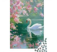 1000 Piece Jigsaw Puzzles for Teenagers Jigsaw Swan Lake Reflections-1 Jigsaw Relaxing Games A Work of Art Unique Birthday And Gifts 70x50cm/1000pcs