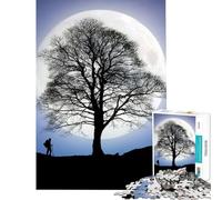 1000 Piece Jigsaw Puzzles for Teenagers Jigsaw Sycamore Gap Tree Puzzles for Adults Anti-Stress Toys But Fun And Humorous Stress Reduction Gifts (Size 50x75cm)