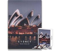 1000 Piece Jigsaw Puzzles for Teenagers Jigsaw Sydney Family Fun & Game Night Difficult Challenge Great Gift Size 50x75cm