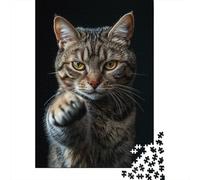 1000 Piece Jigsaw Puzzles for Teenagers Jigsaw Tabby Cat Paws-2 Jigsaw Family Game Hand Speed Race Unique Birthday And Gifts 70x50cm/1000pcs