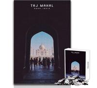 1000 Piece Jigsaw Puzzles for Teenagers Jigsaw Taj Mahal Family Fun & Game Night Difficult Challenge Great Gift Size 50x75cm