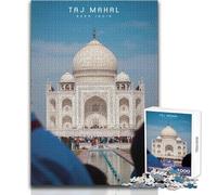 1000 Piece Jigsaw Puzzles for Teenagers Jigsaw Taj Mahal Family Fun & Game Night Difficult Challenge Great Gift Size 38x52cm