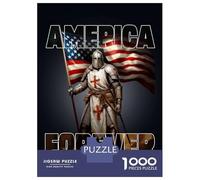 1000 Piece Jigsaw Puzzles for Teenagers Jigsaw Templar America Forever Jigsaw for Adults Hands-on Game But Fun And Humorous Help The Brain Exercise 52x38cm/1000pcs