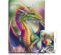 1000 Piece Jigsaw Puzzles for Teenagers Jigsaw The Dragon Tundraid Beautiful Design Game Difficult Hard Art Work Gift Size 50x75cm