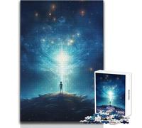 1000 Piece Jigsaw Puzzles for Teenagers Jigsaw The Edge of Space Beautiful Design Game Difficult Hard Art Work Gift Size 38x26cm