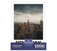 1000 Piece Jigsaw Puzzles for Teenagers Jigsaw The Empire State Building Jigsaw Puzzle Brain Teaser Game Home Decoration Deal As Gifts for The Whole Family 70x50cm/1000pcs