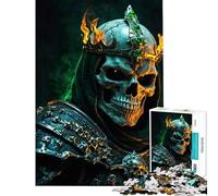 1000 Piece Jigsaw Puzzles for Teenagers Jigsaw The Flame-Crowned Warlord Practical Game Challenging Game Toys Birthday Gifts Home Decoration (Size 38x26cm)