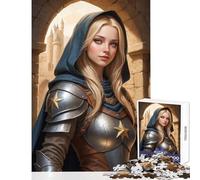 1000 Piece Jigsaw Puzzles for Teenagers Jigsaw The GuardianFemale Knight in Armor Educational Toy Great Gift for Educational Game for Birthday, Chrismas Size 38x52cm