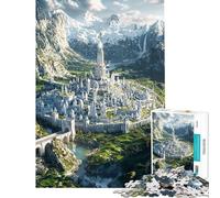 1000 Piece Jigsaw Puzzles for Teenagers Jigsaw The Hidden City Jigsaw Puzzle Toy Wall Decor Pattern Assembly Stress Reduction Gifts (size 38x52cm)