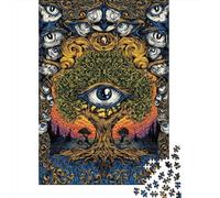 1000 Piece Jigsaw Puzzles for Teenagers Jigsaw Tree of Life Art Print Puzzles for Adults Anti-Stress Toys Presents for Women for Birthday, Chrismas 38x26cm/1000pcs