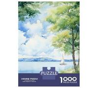 1000 Piece Jigsaw Puzzles for Teenagers Jigsaw Twilight Sail Adult Jigsaw Puzzle Relax Games Wall Art Unique Birthday And Gifts 70x50cm/1000pcs