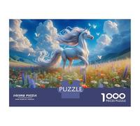 1000 Piece Jigsaw Puzzles for Teenagers Jigsaw Unicorn Fantasy Landscape Jigsaw Hands-on Game Hand Speed Race Deal As Gifts for The Whole Family 38x26cm/1000pcs