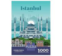 1000 Piece Jigsaw Puzzles for Teenagers Jigsaw Visiting Turkey Jigsaw Relaxing Games A Work of Art Unique Birthday And Gifts 38x26cm/1000pcs