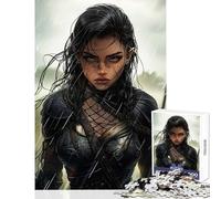 1000 Piece Jigsaw Puzzles for Teenagers Jigsaw Warrior Woman Educational Toy Birthday Gift Brain Teaser Game Help The Brain Exercise size 38x26cm