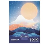 1000 Piece Jigsaw Puzzles for Teenagers Jigsaw Whispering Mountains Under The Moonlight Jigsaw Relaxing Games Birthday Present Stress Reduction Gifts 38x26cm/1000pcs