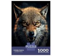 1000 Piece Jigsaw Puzzles for Teenagers Jigsaw Wolf Generative AI Adult Jigsaw Puzzle Relax Games Wall Art Unique Birthday And Gifts 38x26cm/1000pcs