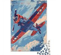 1000 Piece Jigsaw Puzzles for Teenagers Jigsaw World War II Aircraft Art Print-8 Jigsaw Hands-on Game Hand Speed Race Deal As Gifts for The Whole Family 52x38cm/1000pcs