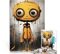 1000 Piece Jigsaw Puzzles for teenagers Jigsaw Yellow Character Digital Art Denkspiel Perfekte Dekoration75x50cm