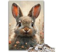 1000 Piece Jigsaw Puzzles for Teenagers Jungle Bunny Teenager Jigsaw,Family Activity Fun at Home Activities, Birthday Present,Travel Gifts (75x50cm)